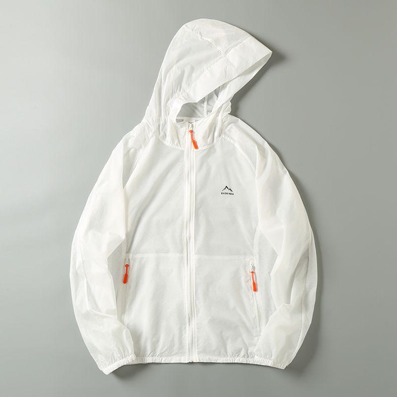 Sale of Men's Clothing from Foreign Trade, Factory Surplus, Summer Lightweight Breathable Sun Protection Hooded Skin Jacket, Couple's Outerwear