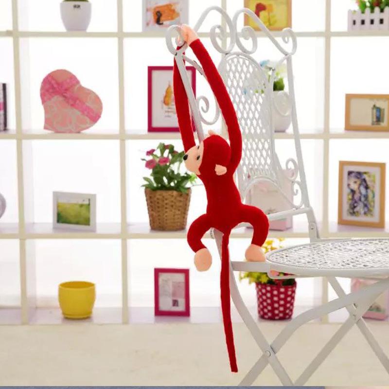 Long-armed Monkey Plush Toy Curtain Strap Monkey Doll Curtain Buckle Electric Car Anti-collision Doll Children's Rag Doll