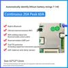 JBD Bluetooth 7S To 14S 13S 48V 52V Lithium Battery Protection Board Smart BMS Balance 24V 36V Li-ion 8S 12S LifePo4 20A 30A