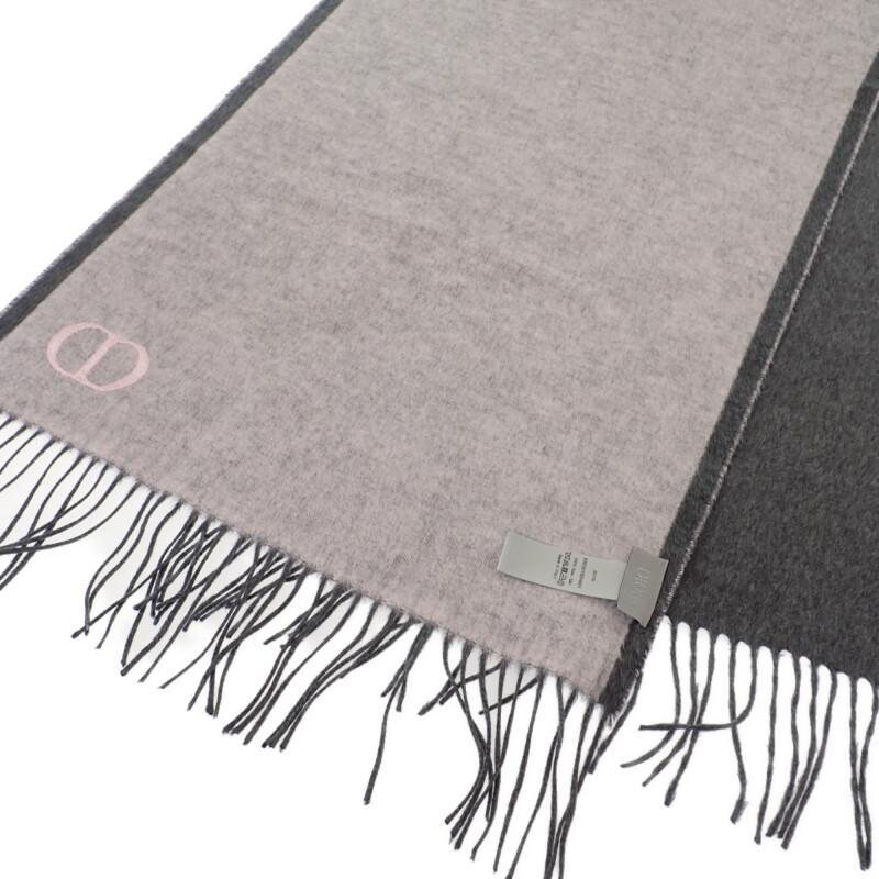 Dior 93E0015DH001 Scarf Gray/pink Silk Mens