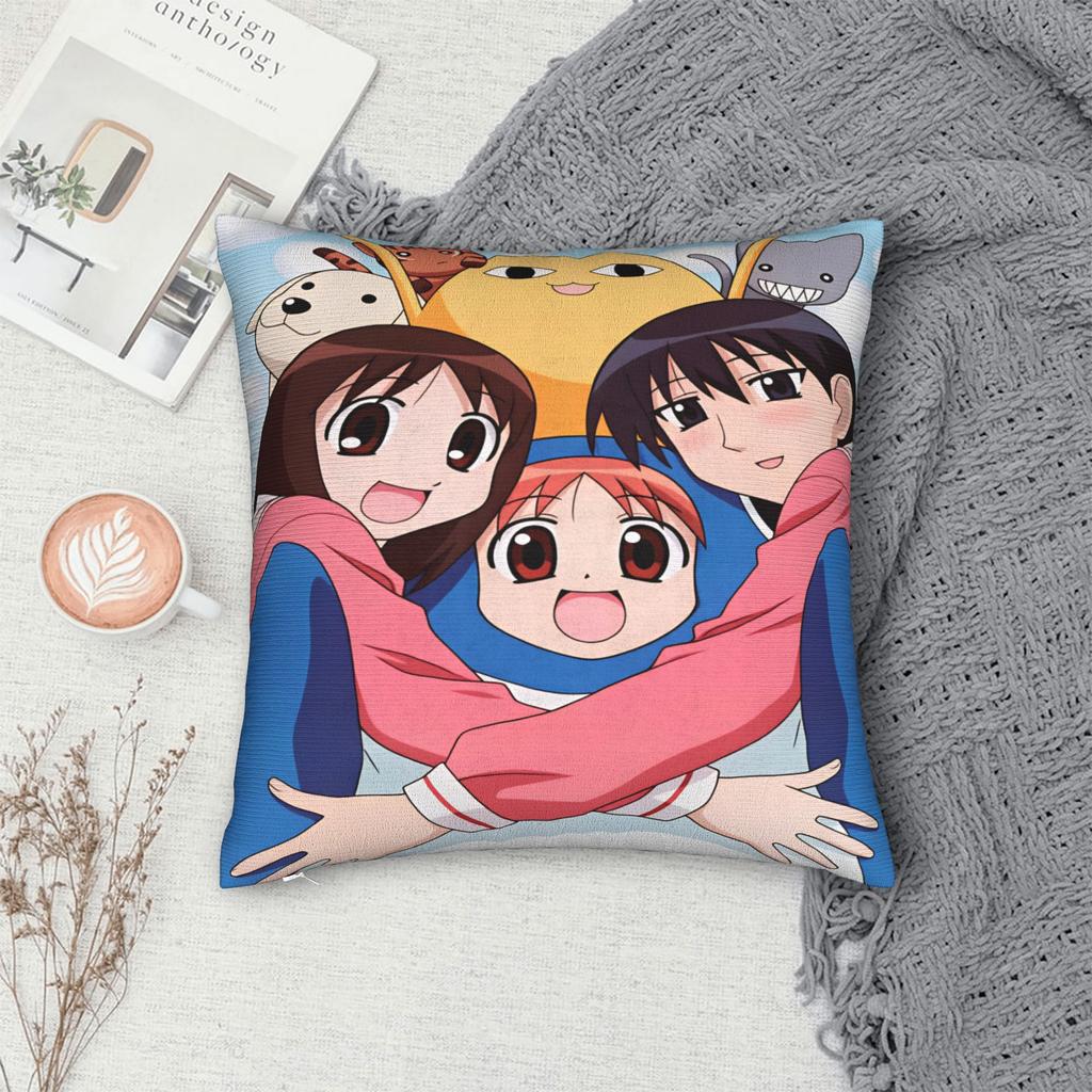 Azumanga Daioh Anime Pillow Case Print Pillow Cover For Office Car Home Decor Fashion Pillowcases