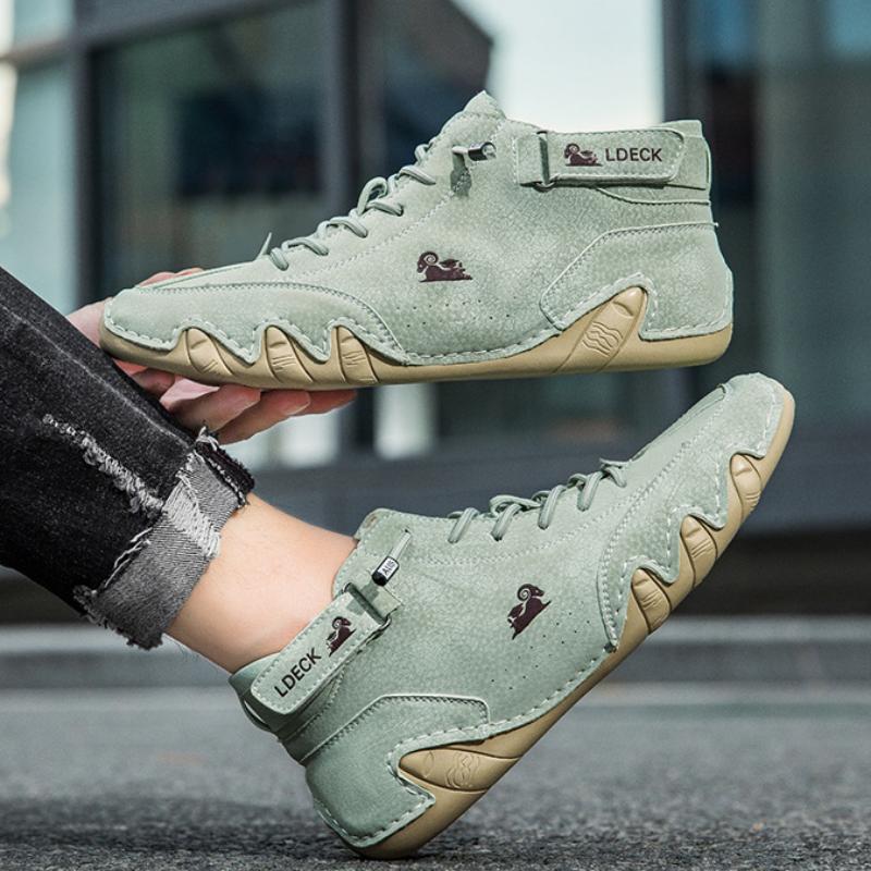 Ankle Boots Spring and Summer High Top Octopus Men's Non-slip Wear-resistant Casual Boots