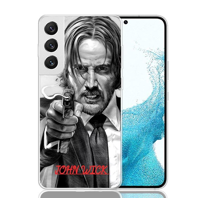 John Wick 4 Movie Phone Case For Samsung Galaxy S23 S24 S25 Ultra S20 FE S21 + S22 Plus S10 Soft Print Shell Cover Fundas S23 S2