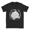 Unisexs Wuthering Heights T Shirts Emily Brontë Book Quote In Wreath With Butterflies  Cotton Tops Tee Shirt 4XL 5XL TShirts