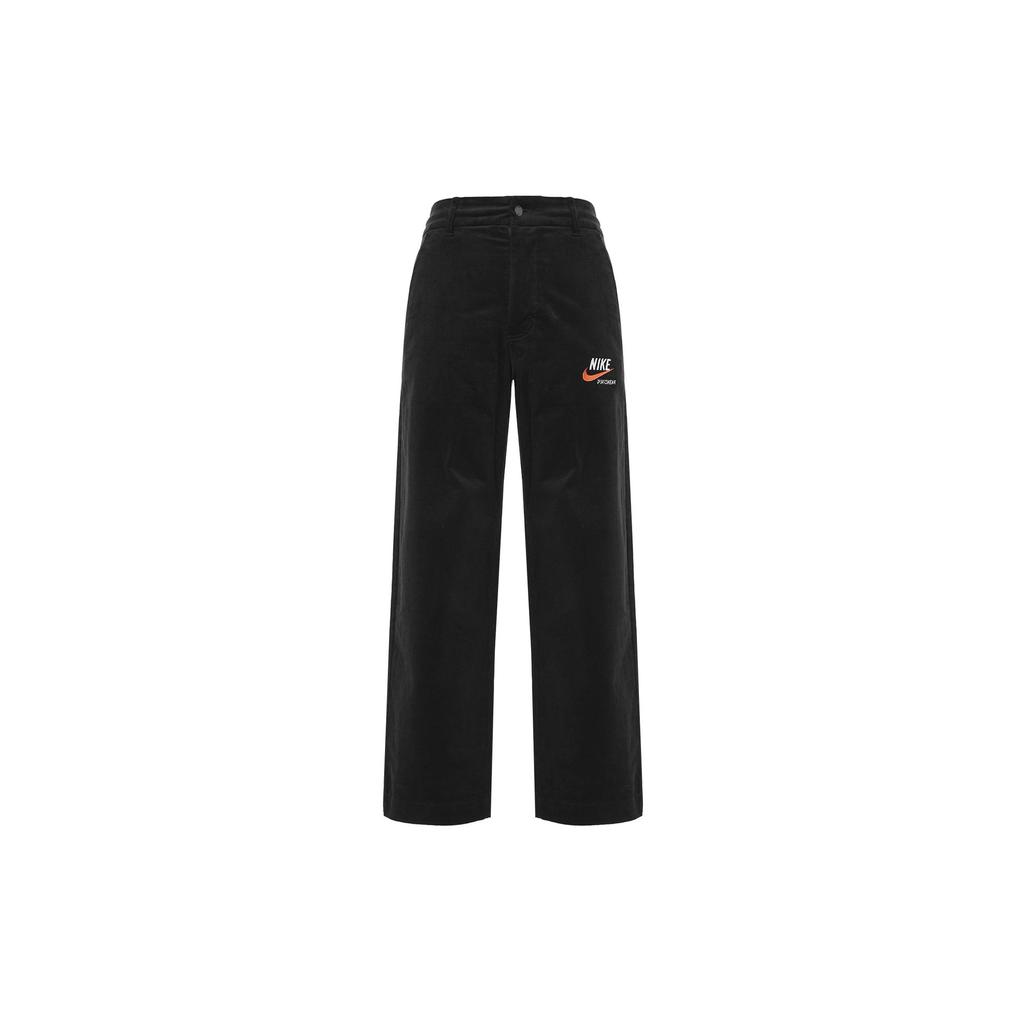 Nike Casual Pants Men's Black Moderate Straight Fit Pants DX0001-010