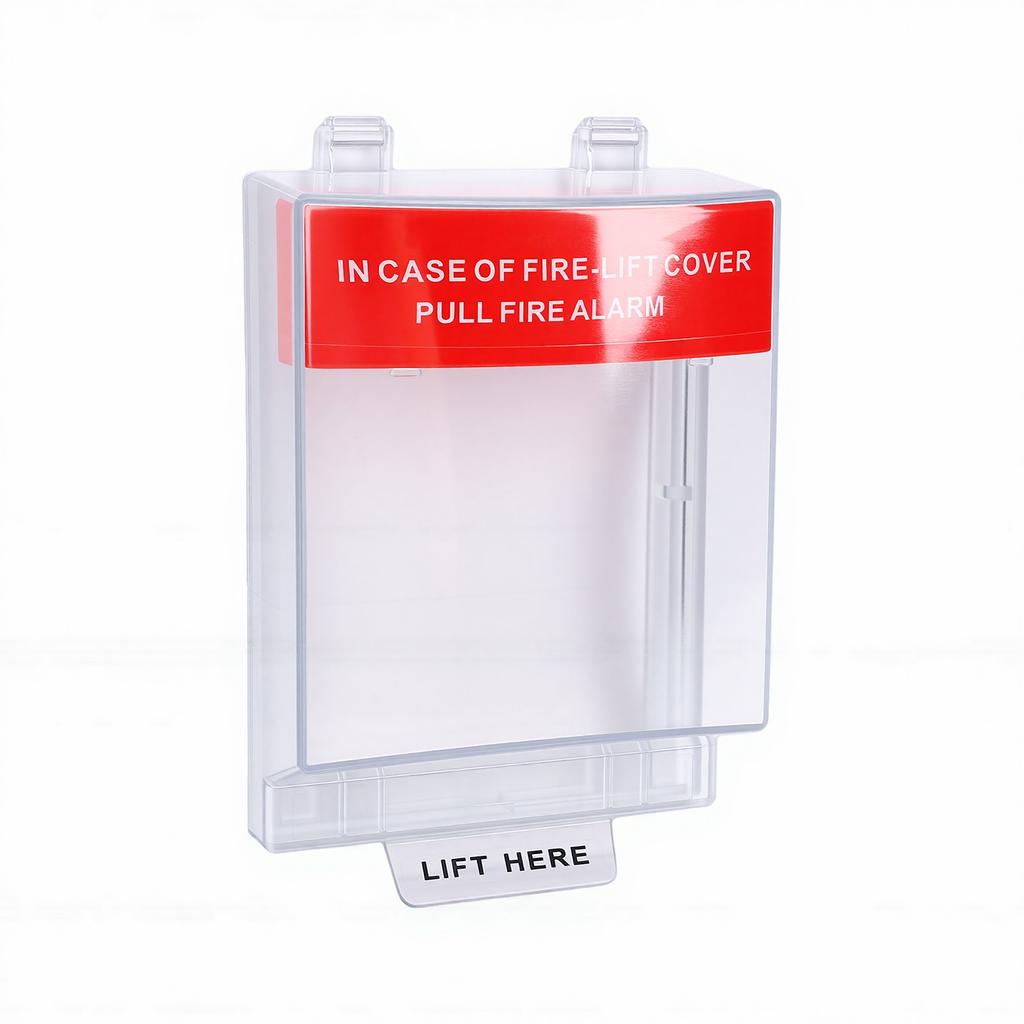 Fire Alarm Pull Station Cover Transparent Manual Emergency Switch Protective Guard Water Proof Rainproof for Home