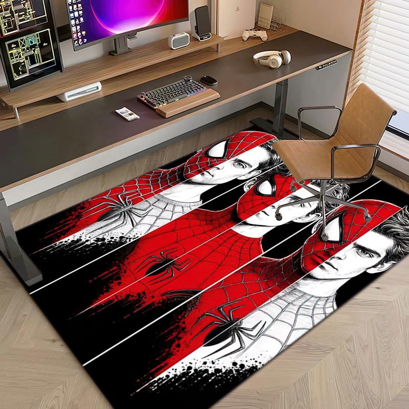 1PC Spider-Man Rug - home decoration Carpet For Living Room Bedroom Flooring Computer Chair Area Rug