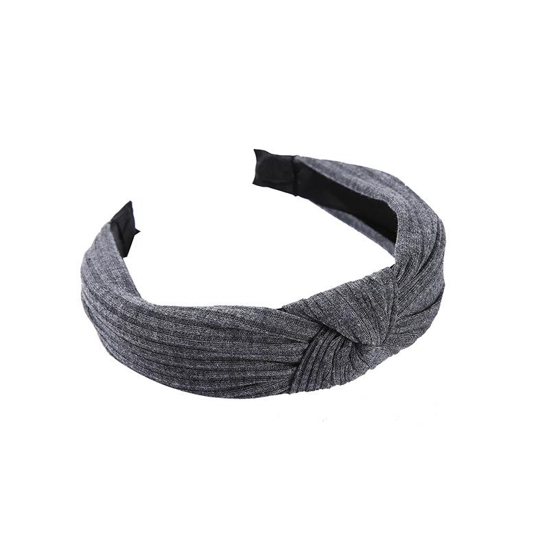 Bohemian Style Wide Knotted Fabric Headband for Women
