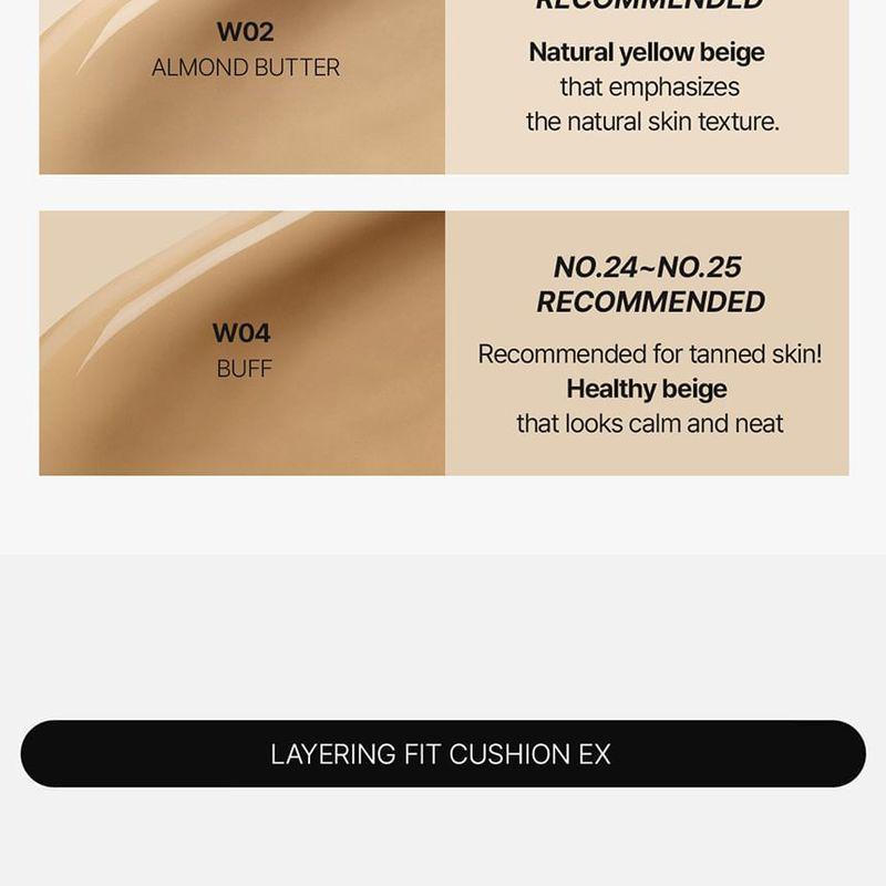 TFIT - Layering Fit Glow Cushion EX - 5 Colors