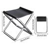 Outdoor Folding Chair Portable Fishing Chair Campin Stools Travel Hiking Lightweight Stools Picnic Accessories Collapsible