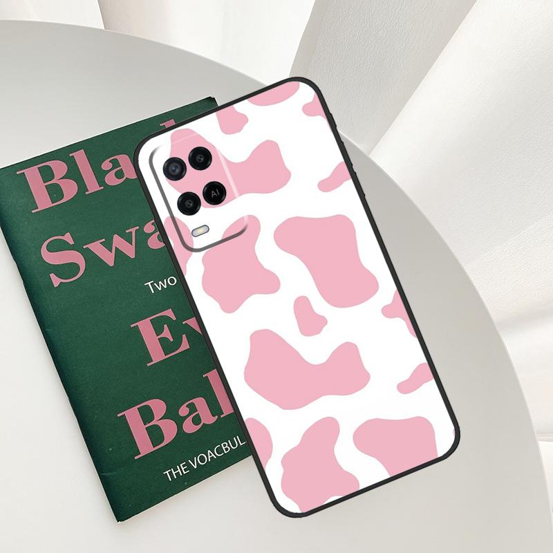 

Cute Cow Moo Case For Oppo A52 A72 A76 A96 A54 A74 A94 A54S A57S A58 A78 A98 A57 A77 A15 A16 A17 Cover OPPO A15