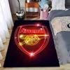 "Arsenal Logo Teppich, Helles Neon Design, Heim Dekorativer Teppich" Geeignet für den Einsatz als Anti-Rutsch-Matte für Wohnzimmer Schlafzimmer Sofas