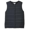 Mizuno Compact Breath Thermo Down Cold Weather Black Women's Vest, Heat-Generating Material, Protection, Winter,