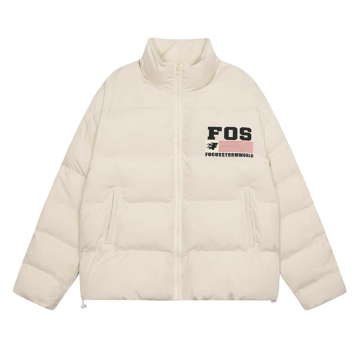 Men s Retro Casual Stand Collar Padded Cotton Jacket M