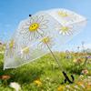 Manufacturer wholesale 1-1 year old bubble umbrella kindergarten baby umbrella cartoon safety children transparent umbrella light straight umbrella