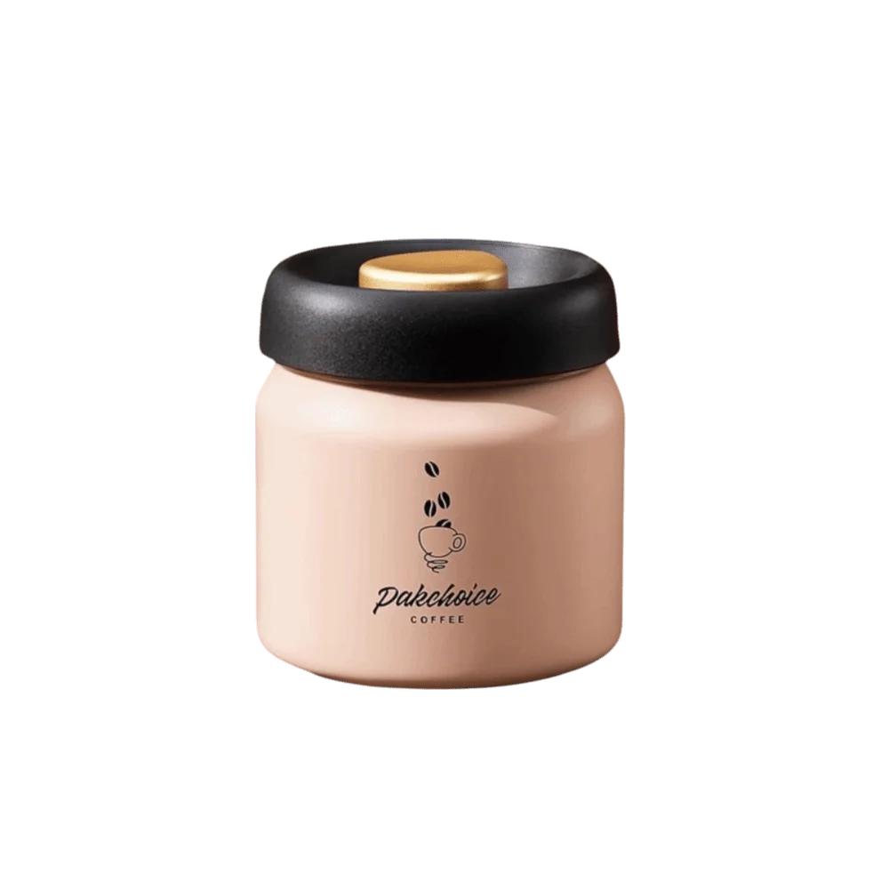 

Stainless Steel Vacuum Coffee Container Moisture-Proof Thickened Coffee Bean Storage Rust-proof Keep Fresh Airtight Canister