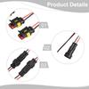 5Sets 2 Pin Way Electrical Wire Connector Automotive Male Female Electrical Connectors Quick Disconnect Wire Connectors