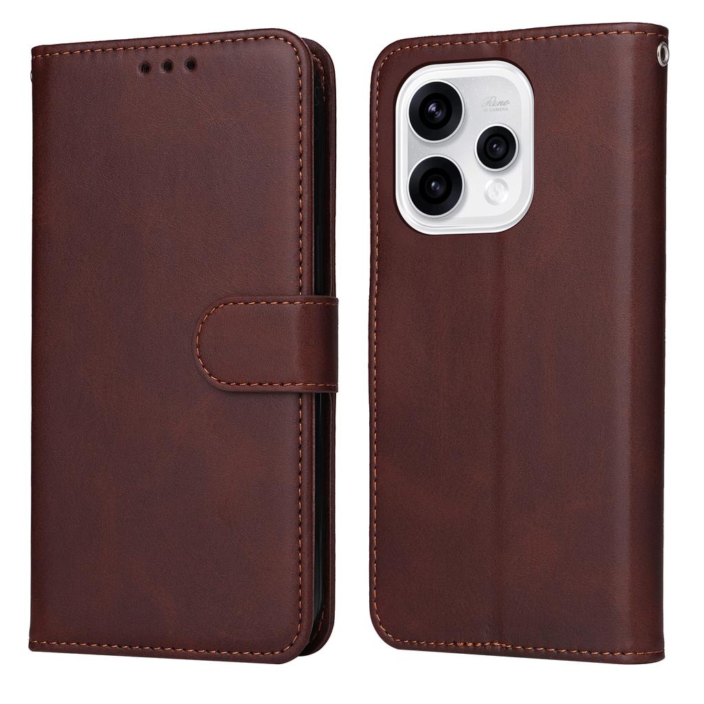 Для Oppo Reno15 5G (Глобальний)/Reno15c 5G (Китай) Чохол-гаманець зі штучної шкіри, відкидний чохол-книжка для телефону