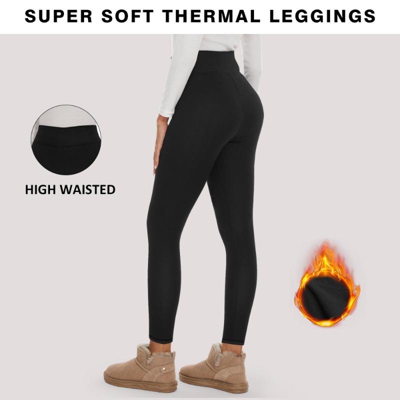 Leggings Women's Warm High Waist Casual Sports Autumn and Winter Fleece Yoga Leggings
