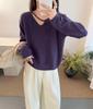 Korean V-Neck 3D Flower Long Sleeve Knit Sweater for Women - 2025 Autumn/Winter High-End Chic Style