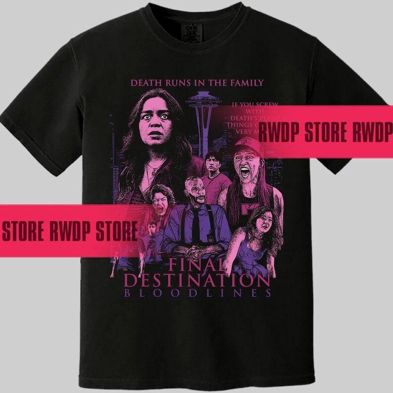 Final Destination Bloodlines Movie T-shirt (2026) Unisex Horror Film Tees S-5XL XXXXL