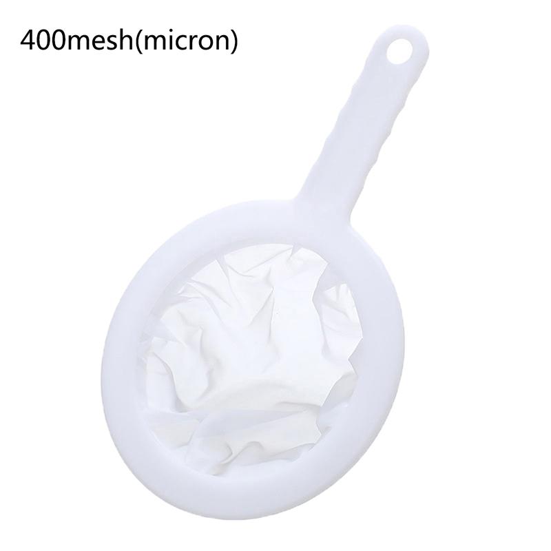 80/100/120/200/400 Mesh Kitchen Ultra-fine Mesh Strainer Kitchen Nylon Mesh Filter Spoon for Suitable for Soy Milk Coffee