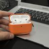 Luxusní pouzdro z pravé kůže pro AirPods Pro 3 Pouzdro AirPods Pro 2 Airpods 4 Airpods 3 Kryt vzor liči Hovězí kůže s přezkou