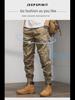Retro Hong Kong Style Wear-Resistant Overalls with Zippers & Pockets - Versatile for Spring/Autumn Sports & Casual Wear
