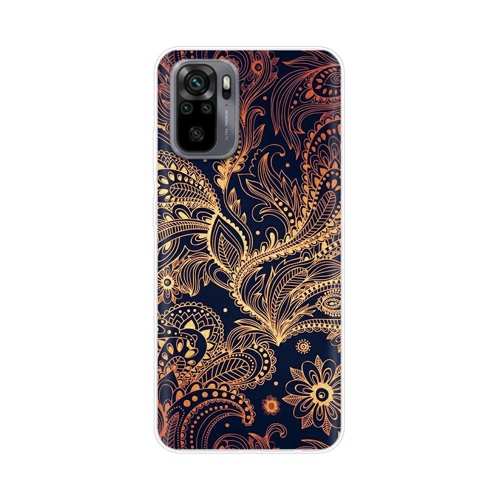 Silikon Blumen Handyhülle Für Xiaomi Redmi Note 10 Hülle 6.43'' Schöne TPU Rückseite Für Xiomi Redmi Note10 Pro Bumper Hüllen