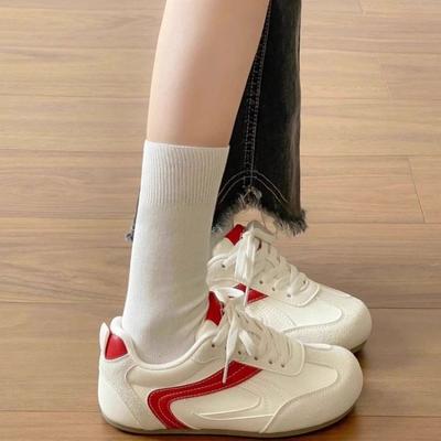 Ballet Autumn Versatile Casual Shoes Student Women's Shoes Niche Ultra-light Puff Round Head Sneakers