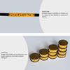 10PCS Non Slip PVC Number Tubes Clear Markings Wire Marking Sleeves  For Electronics