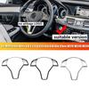 For Mercedes Benz A B C E CLA CLS GLA GLK SLK Class W176 W246 W204 W207 W212 W117 Car Inner Steering Wheel Cover Trim Frame