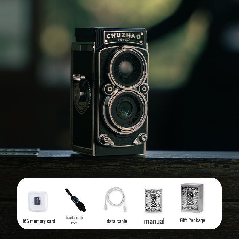 Retro Hand-Cranked Digital Camcorder for Students: Scientific & Gift-Ready Camera in Stock