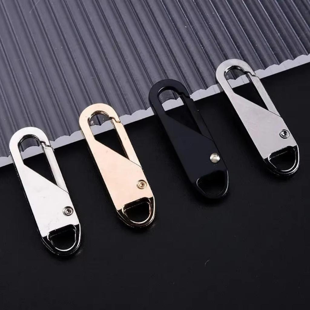 Zip Puller Replacements Zip Slider Repair Instant Zippers Head Pull Handle Zippers Extender for Cloth Travel Bag
