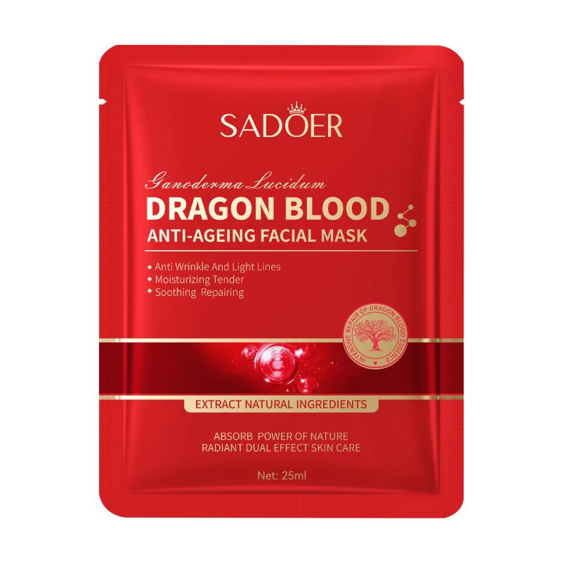 Ganoderma Lucidum Dragon Blood Mask 25g SADOER Anti-wrinkle Moisturizing Skin Rejuvenation Mask Pack