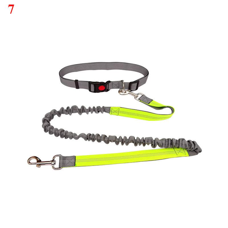 Adjustable Hand Free Dog Leash for Dog Pet Walking Running Jogging Dog Leashes Waist Belt Chest Strap Traction Rope Pet Collars
