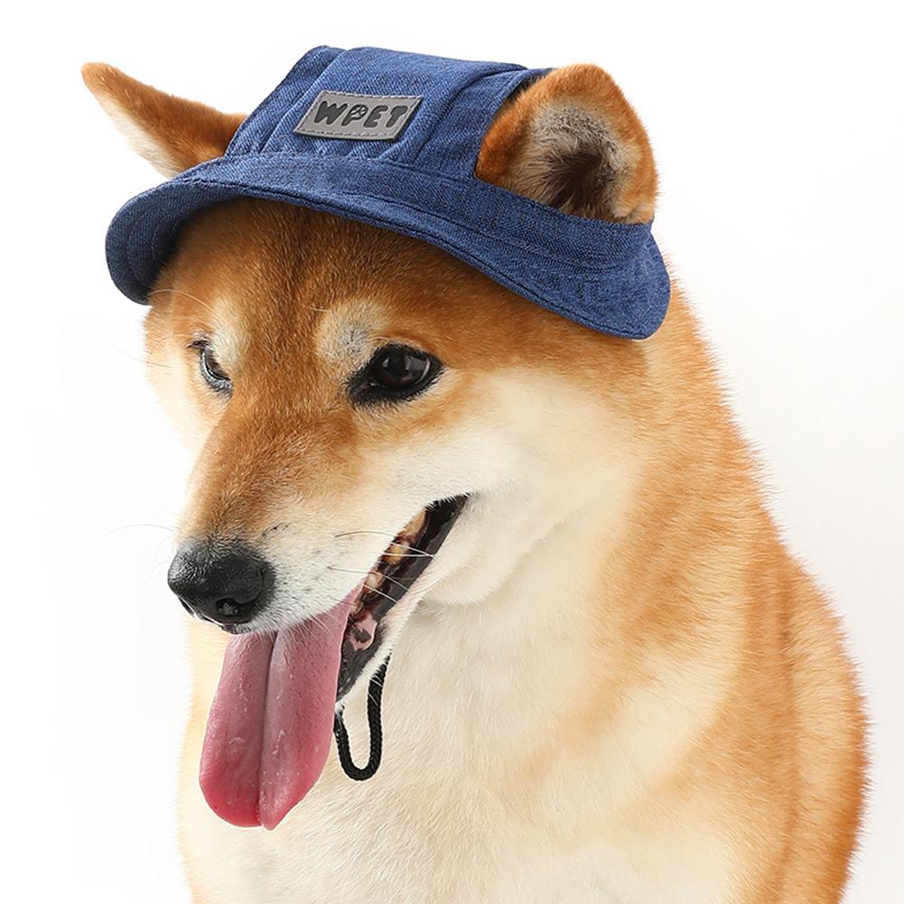 Spring Summer Pet Sun Hat for Cats and Dogs Breathable Fisherman Cap with Ear Holes Sun Protection and Shade for Outdoor Activities