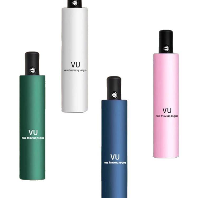 Guarda-chuva dobrável compacto anti-UV - Leve, portátil, proteção unissex contra sol e chuva