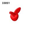 Small Particle Building Block MOC Accessories Compatible with 33051 Parts, Miniature Food Fruit, Red Apple Green Apple