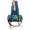 Colorful Fish Scale Large Capacity Travel Duffels Bag for Boy/Girl Children Best Gift 2D Flat Cartoon Leisure Fitness Bag
