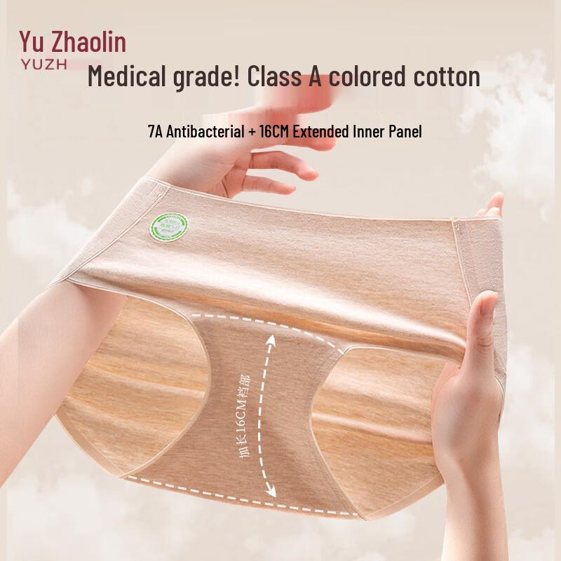 Yuzhaolin Women's Antibacterial Seamless Briefs 3-Pack