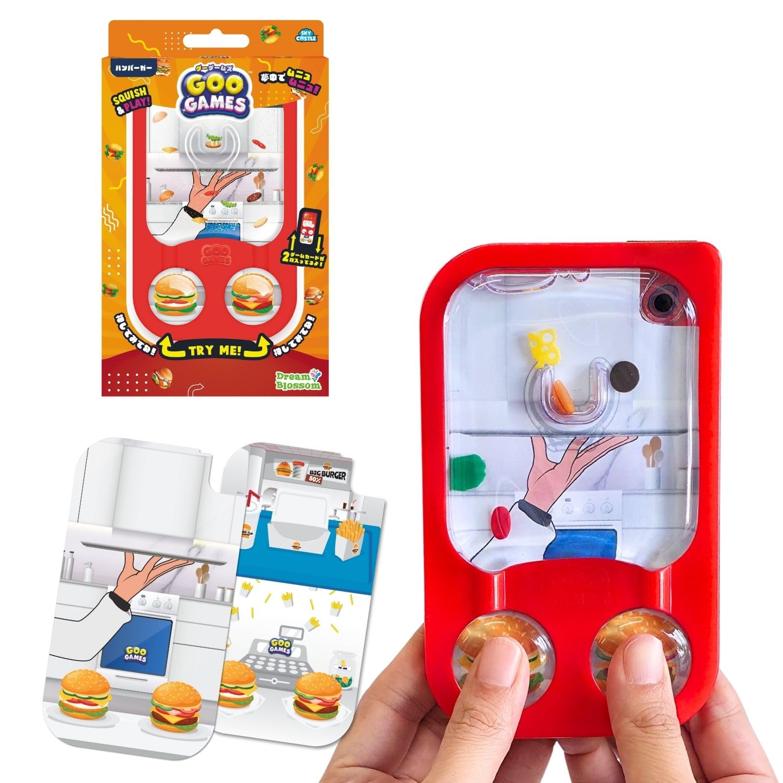 

Карты для игры в гамбургеры GooGames Вода Фиджет Аутентичные (2 карты) - Игра, Игрушка, GG601,