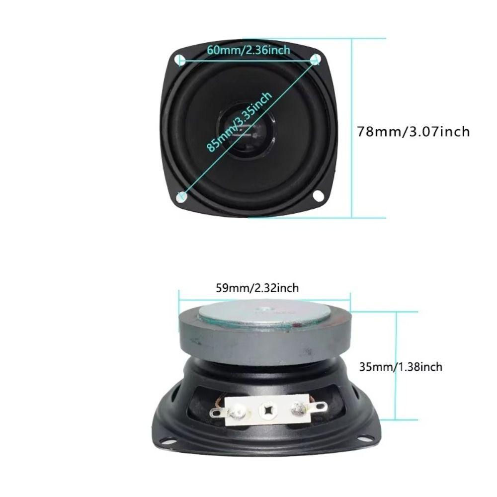 Portable 3 Inch Full Range Speakers 8 Ohm 20W 78 MM Audio Speakers Bubble Edge Smart Bluetooth Speaker DIY Home Sound Stereo