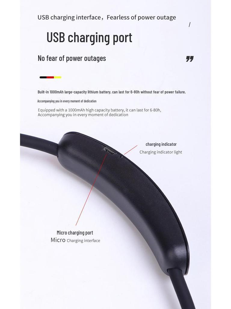 Rechargeable Foldable LED Neck Light & Reading Lamp with Eye Protection