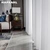 1 Stück NAPEARL Moderner Weicher Tüll Transparent Vorhang Einfarbige Fensterabschirmung für Wohnzimmer Schlafzimmer Heimdekoration