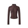 Sunscreen Clothes Pilates Yoga Clothes Jacket Slim Stand-up Collar Zipper Fitness Clothes Running Quick-drying Breathable Sports Top