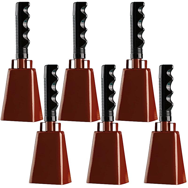 Three-Inch & Four-Inch Hand-Cranked Cowbells - 13 Colors, Perfect for Parties and Handicrafts