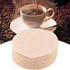 Moka Pot Coffee Filters, 100Pcs Per Set, Classic White Paper Filters for Coffee Mocha (No. 6 60mm)