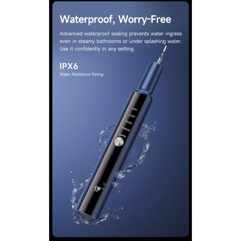 Dental calculus removal tool, ultrasonic scaler, tooth whitening device, electric tooth washer