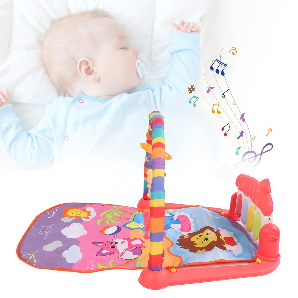 Baby Gym Playmat Piano Improve Motor Skill Sensory Stimulation Learning Light Musical Play Piano Mat